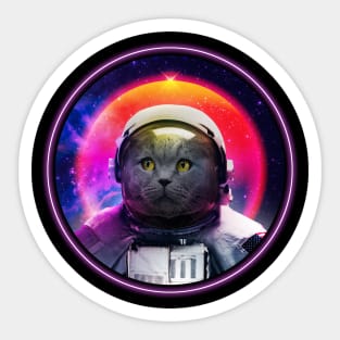 Astrocat cute Sticker